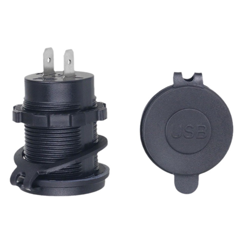 Cambio de la motocicleta del coche adaptador de carga USB adaptador de coche adaptador de carga cambiar e instalar la carga del coche encendedor de cigarrillos image 1
