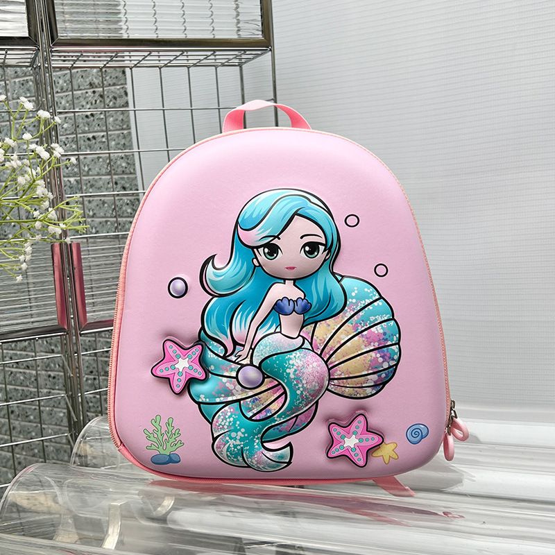 Bolsos de caja dura para niños EVA lindos bolsos de dibujos animados para niños y niñas jardín de infantes clase pequeña mochila de moda