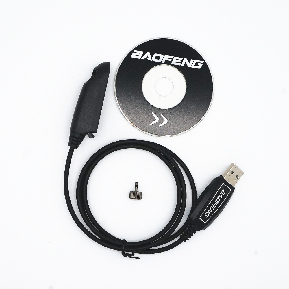Baofeng walkie-talkie cable de escritura cable de datos adecuado para UV-9R PLUS A58 BF-9700 impermeable cable de escritura