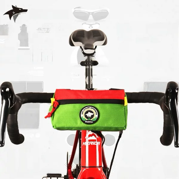 wolfilist Water-repellent Triangle Bag Head Bag Children's Balanced Car Bag Mountain Road Bike Bag