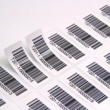 贴纸商品包装条形码打印二维码A级不干胶标签防刮花标牌批发