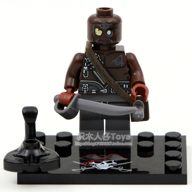 Пираты Карибского моря Дэвид Джонс Джек Элиза Baying KSZ515 518 Совместимо с Lego