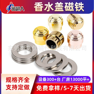Perfume Bottle Cap Ring Magnet Multi-Pole Positioning Magnet Round Punched Magnet Magnetic Ring Ndfeb Strong Magnet Manufacturer
