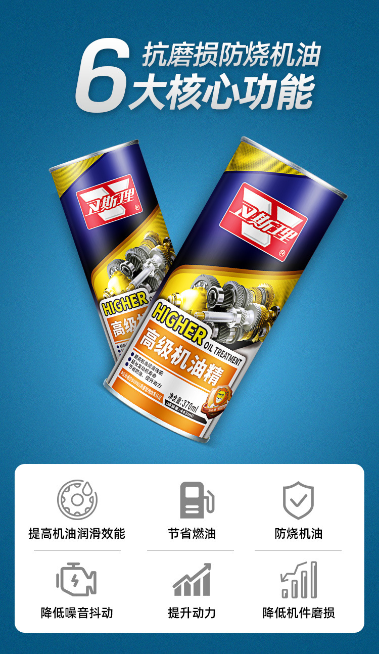 Wesley Engine Anti-Wear Oil Essence Protector Car Engine Protection Anti-Shake Maintenance Car Motorcycle