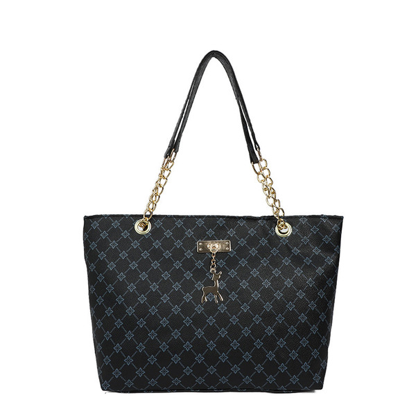 demi-season retro extra large capacious one-shoulder bag