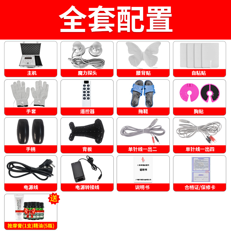 Fisioterapia bioeléctrica Meridian electroterapia instrumento moxibustión guía tee maestro a través del mundo control remoto DDS bioelectroterapia instrumento