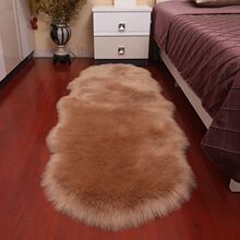 2024 New Plush Soft Sheepskin Bedroom Carpet Imitation Wool