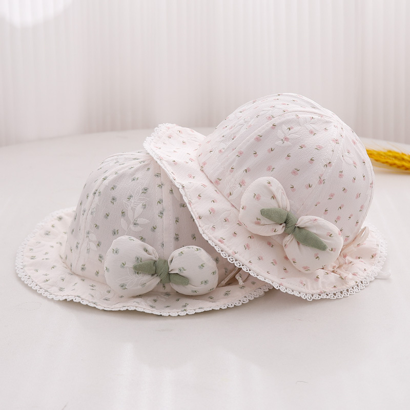 Sombrero de bebé otoño y invierno sombrero de bebé hombre sombrero de pescador para niños niñas sombrero de sol pequeño mes