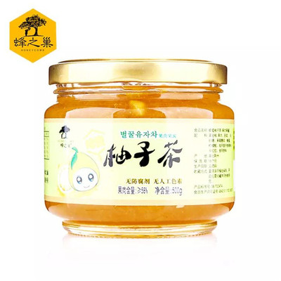 Bee's nest honey Citron tea Lemon tea Glass bottled 500g Summer Brew Fruit tea Chongyin