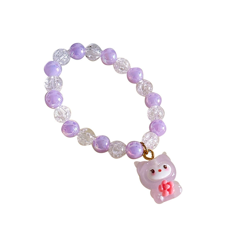 Cute cartoon children's beaded bracelet, accessory