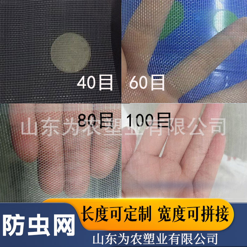 加厚防虫网可拼接耐高温耐拉扯通风不遮光防虫网种植纱网罩网围网