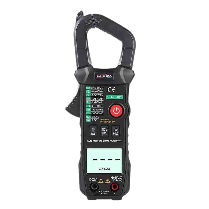 汉研ET8204 交直流钳形万用表 傻瓜式钳表 智能自动识别测量