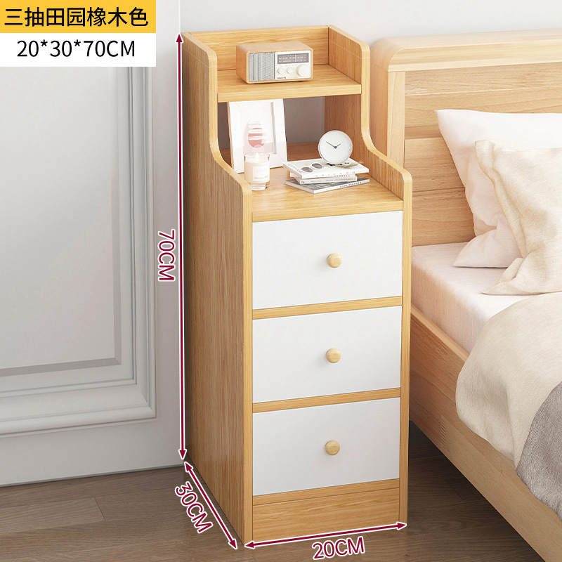 Mesa de noche para alquiler dormitorio moderno minimalista cama almacenamiento rack ultra estrecho brecha gabinete pequeño dormitorio armario