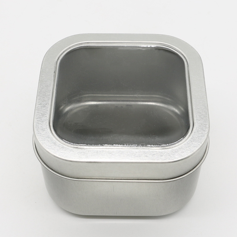 多用途香薰蜡烛罐子方形蜡烛罐铁罐开窗拉伸蜡烛铁罐马口大肚罐厂