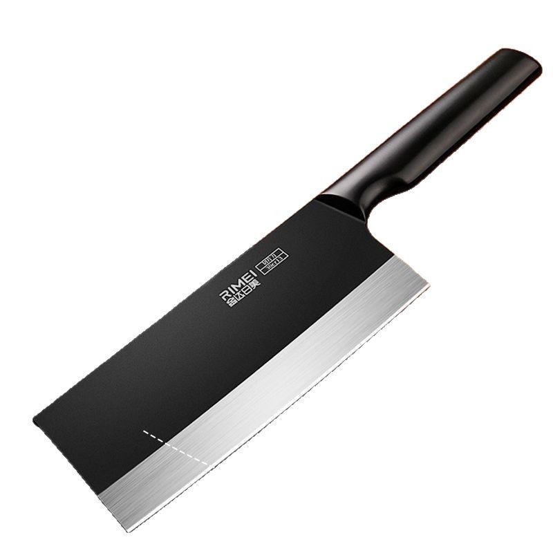 Cuchillo de corte afilado, cuchillo de cocina, cuchillo de cocina Jinda Rimei super rápido, acero inoxidable negro, cuchillo de corte doméstico para cocineros