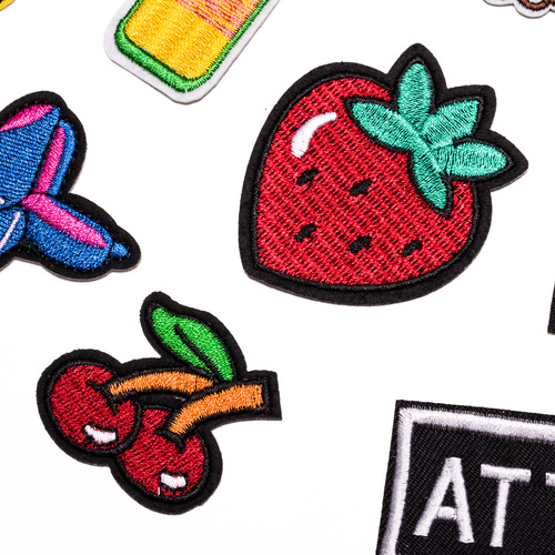 22 Cartoon Rocket Bumblebee Cloth Patch Set Cute Decoration Shoes Clothing Hat Bag Badge Stickers Cross-Border Patches