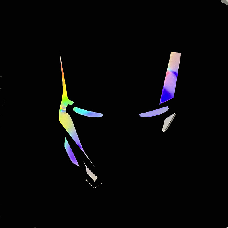 조각-아이언맨 13*11cm 다채로운 그라데이션