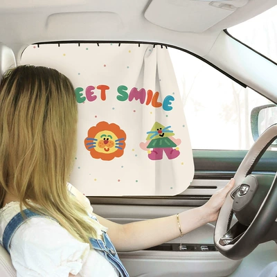 Car curtains Track-Type Car Baby Sun Protection