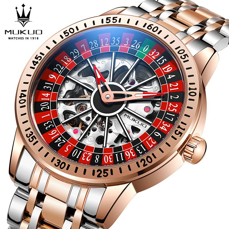 genuine goods foreign trade explosions wooden broad gambling plate men's automatic mechanical watch waterproof luminous fashion wristwatch genuine goods foreign trade explosions wooden broad gambling plate men's automatic mechanical watch waterproof luminous fashion wristwatch