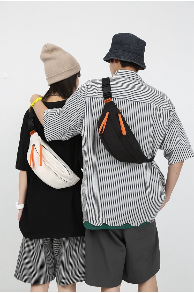Unisex Basic Solid Color Nylon Waist Bags display picture 1