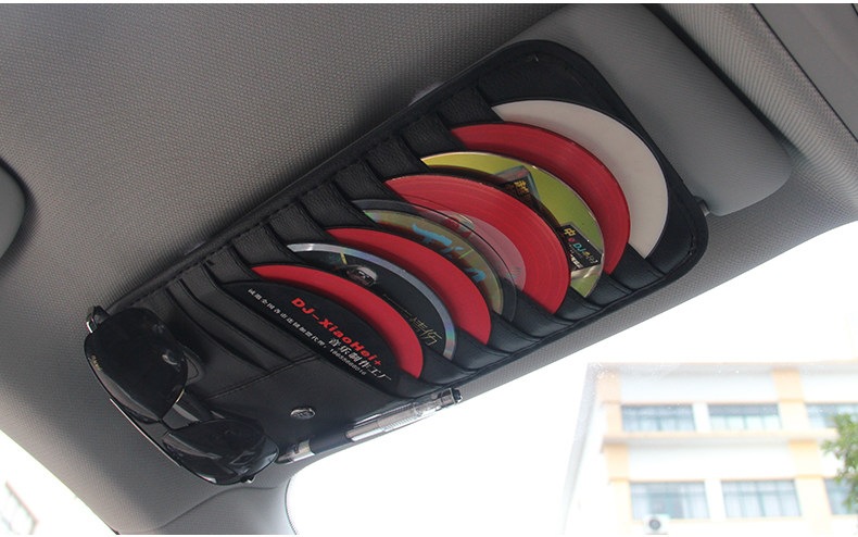 Suitable for car CD holder sun visor storage bag, car CD bag, storage pouch, car card holder, and disc storage case