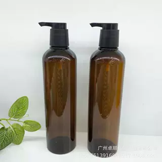 卓顺厂家批发500ML洗发水沐浴露护发素水乳分装PET塑料包装按压瓶