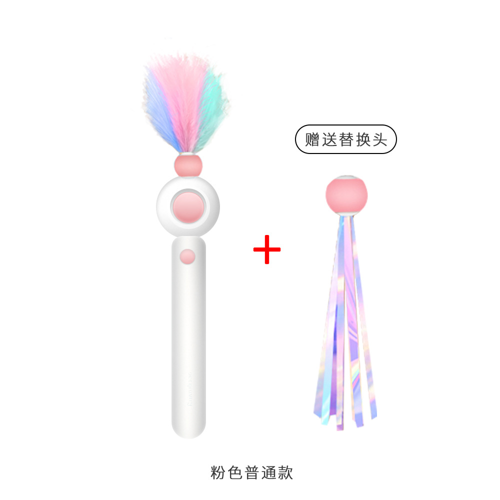 Pet gravedad inteligente corriendo coche de control remoto eléctrico gato de juguete auto-Hola pluma divertido gato palo ratón gato de juguete