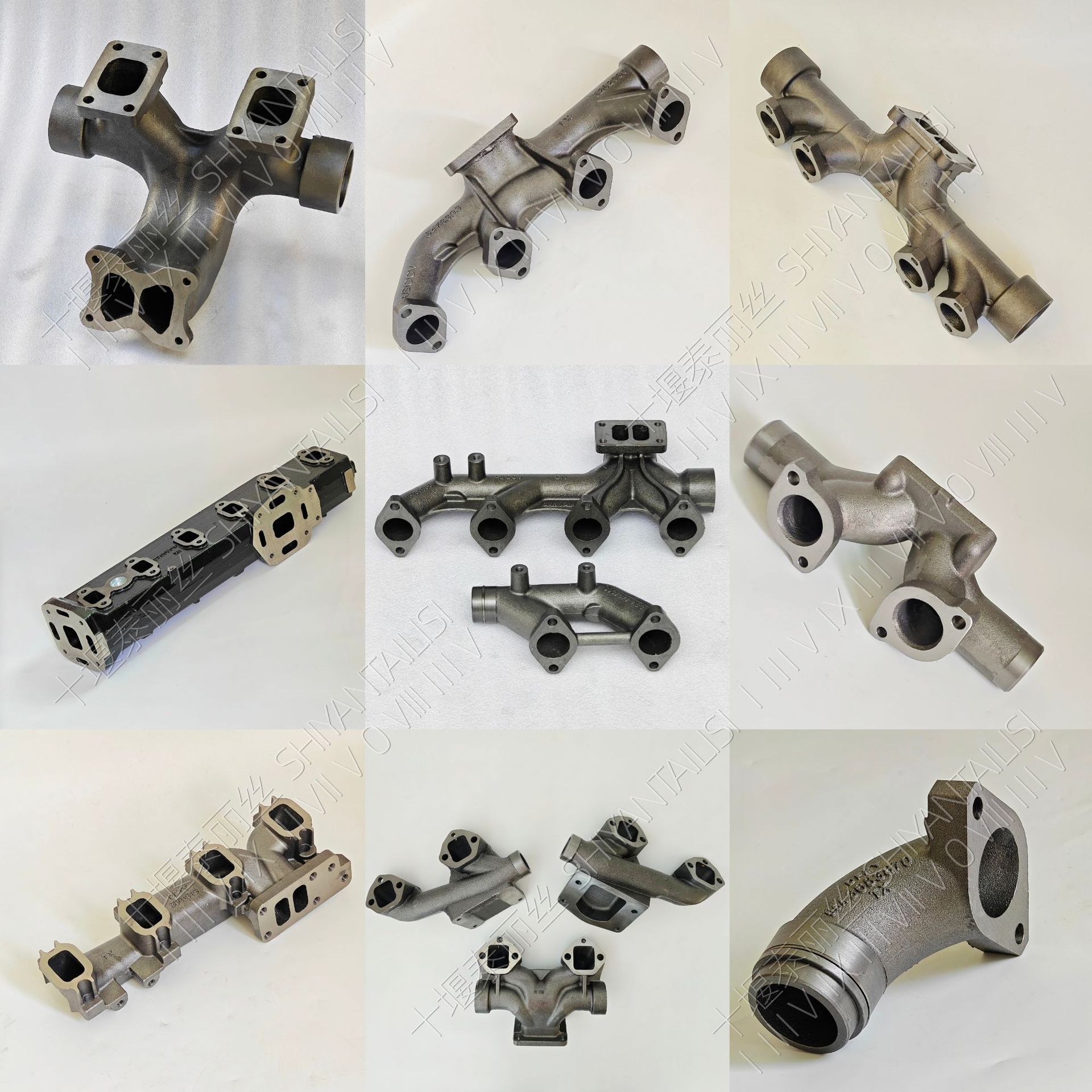 6151-11-5110 exhaust manifold is suitable for Komatsu 6D125 engine 6151115110 exhaust pipe