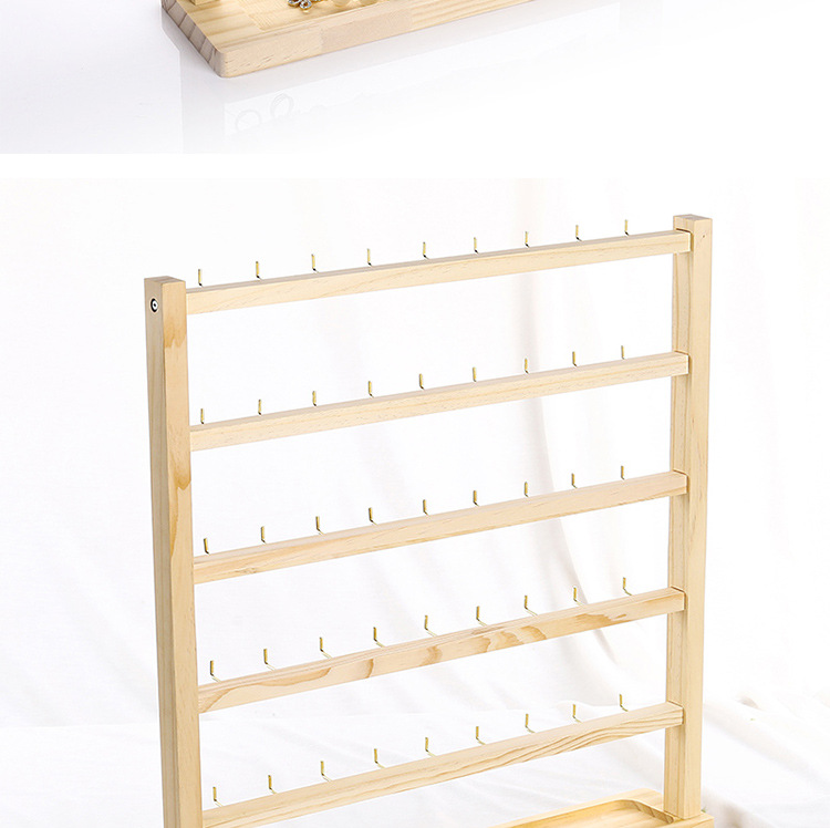 266g Weight Jewelry Rack Classification 1 Piece Quantity solid wood Material Solid Color Pattern All Seasons Season Simple Style Style 1 Piece Solid Wood Simple Style Solid Color Jewelry Rack 1