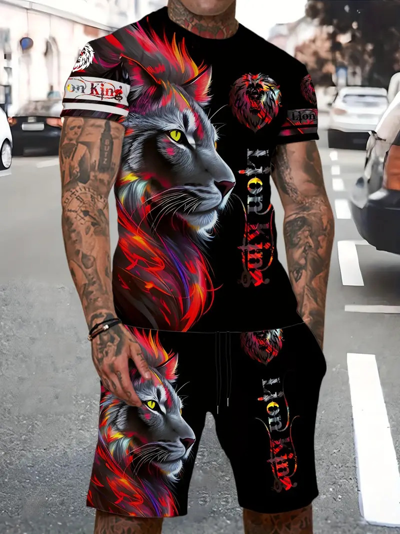 2025 nuevo producto Amazon nuevo conjunto de pantalones cortos de camiseta de manga corta de alta calidad transfronteriza europea y americana ME05 MA04