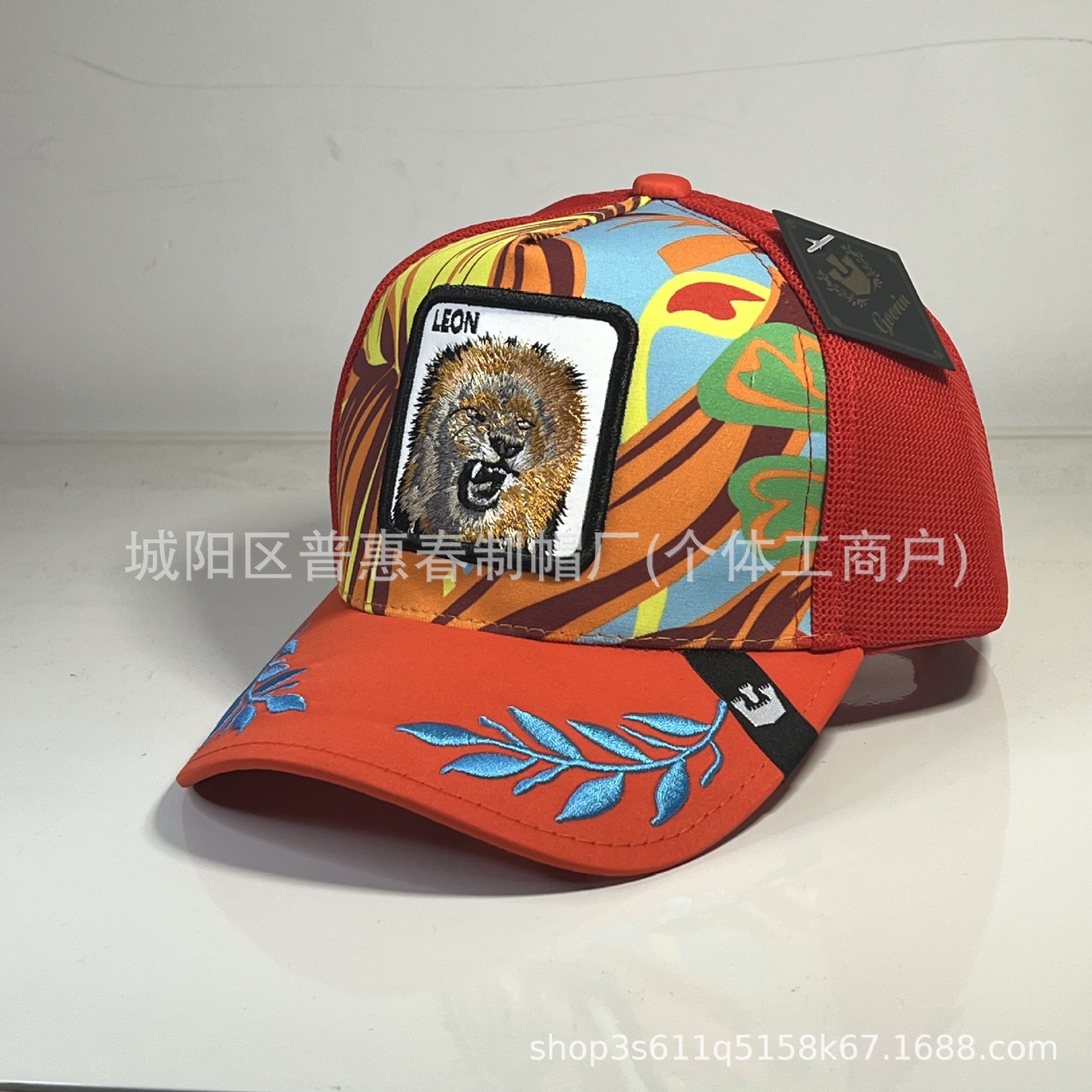 오렌지 늙은 사자