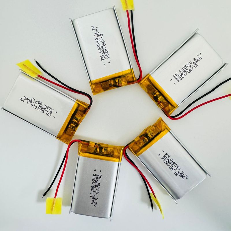 802040 バッテリーパック 3.7V 600mAh ポリマーリチウム電池 KC 認証充電式ナイトライト Bluetooth スピーカー|undefined