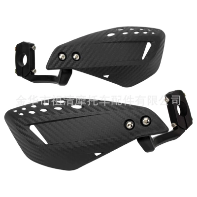 Off-Road Motorcycle Handguard Modification: Motorcycle front windshield - black