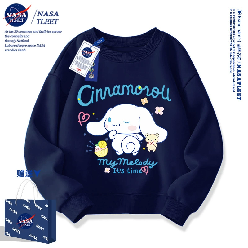 NASA совместимый новый мультяшный стиль студент верхняя одежда осень-зима милый песик Cinnamon dog Cinnamoroll толстовка