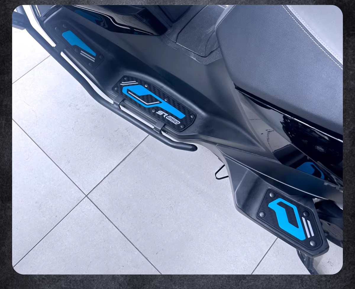 Suitable for Wuji Sr250Gt Latex Fuel Tank Sticker, Body Protection Sticker, Fishbone Waterproof Sticker, Film Modification Accessories
