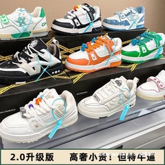 驴家trainer板鞋2025新款小胖丁男女鞋蒲田厚底休闲运动面包鞋子