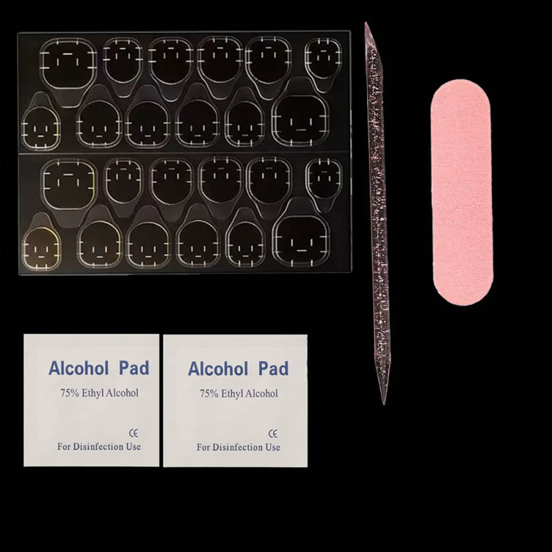 使い捨てウェアラブルマニキュアツールアルコール綿スクラブスティックマニキュア DIY 材料パッケージツールセット卸売|undefined