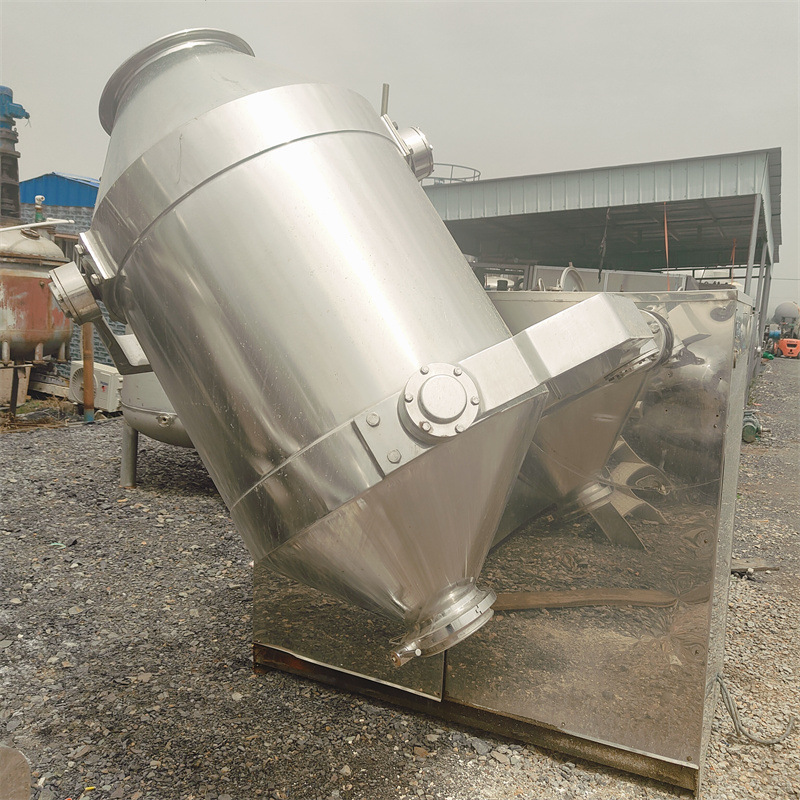 销售二手不锈钢三维混合机  电加热混合设备  工业物体混料机
