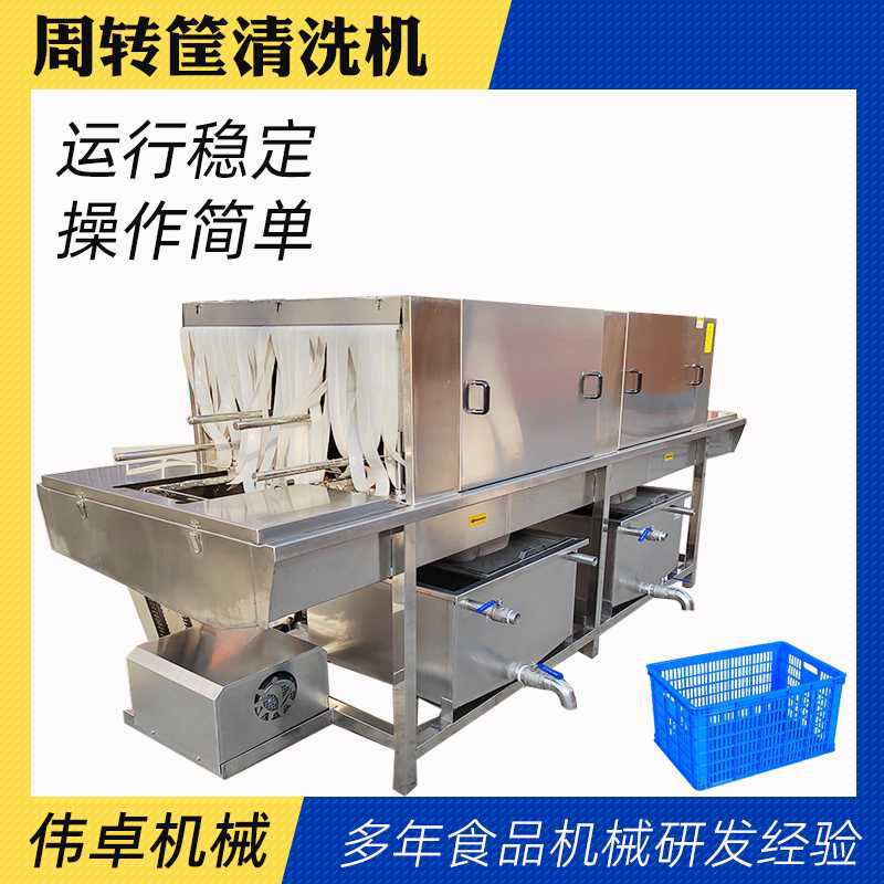 商用周转筐清洗机 食品筐鸡蛋筐面食箱洗筐机 全自动洗筐设备