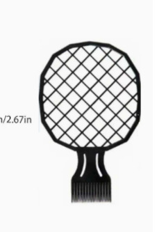 Ventas transfronterizas en caliente cepillo de cabello negro de rizos sucio cabello de rizos portátil compacto peine de cabello de cabello de cabello de cabello para hombres estilo peine de cabello