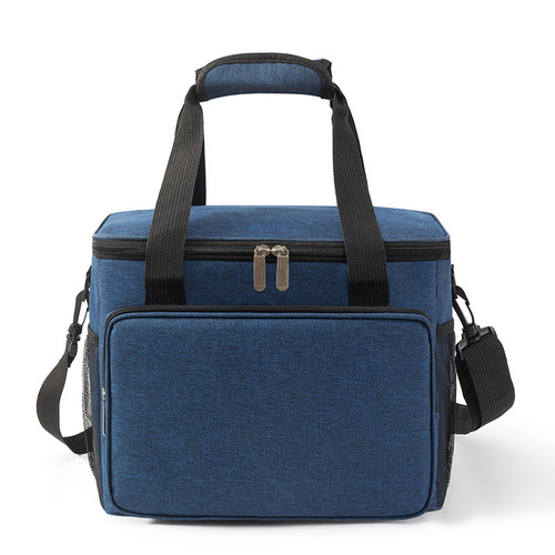 Cross-border 15L insulated bag outdoor large picnic bag waterproof oxford cloth ice bag lunch thickened car insulated bag