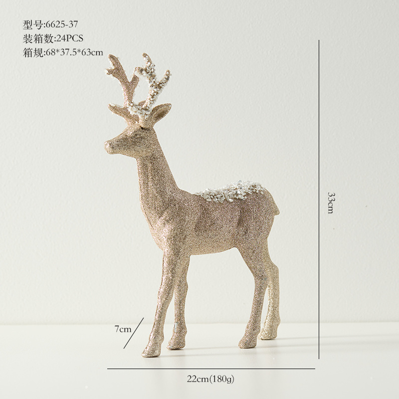 Nuevos productos transfronterizos ins Bola de Navidad de champán de alta gama Paquete de regalo Muletas Bola pintada de forma especial Colgante de decoración navideña