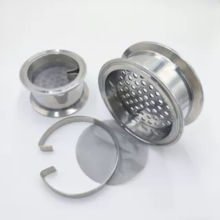 温州14年资深厂家卫生级304/316L不锈钢快装过滤器件专业非标定制
