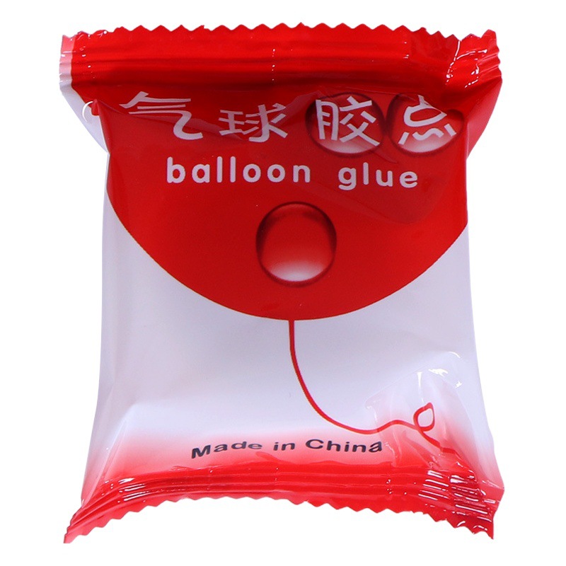 Venta al por mayor globo súper pegajoso dispensación decoración fiesta habitación diseño suministros transparente de doble cara no-marcar puntos de pegamento 100