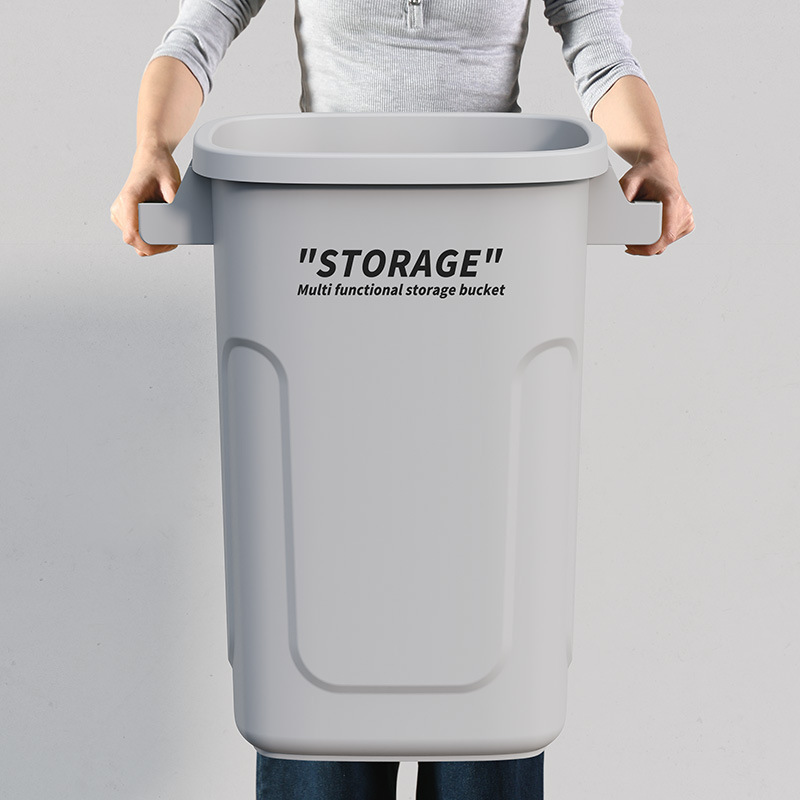 Industrial Style Trash Can Large Kitchen Large Capacity New Heightened Extra Large Catering Commercial Tall Outdoor Trash Can