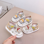 2026夏季新款0-1岁女童鞋凉鞋软底婴儿学步鞋女宝宝框子鞋5482