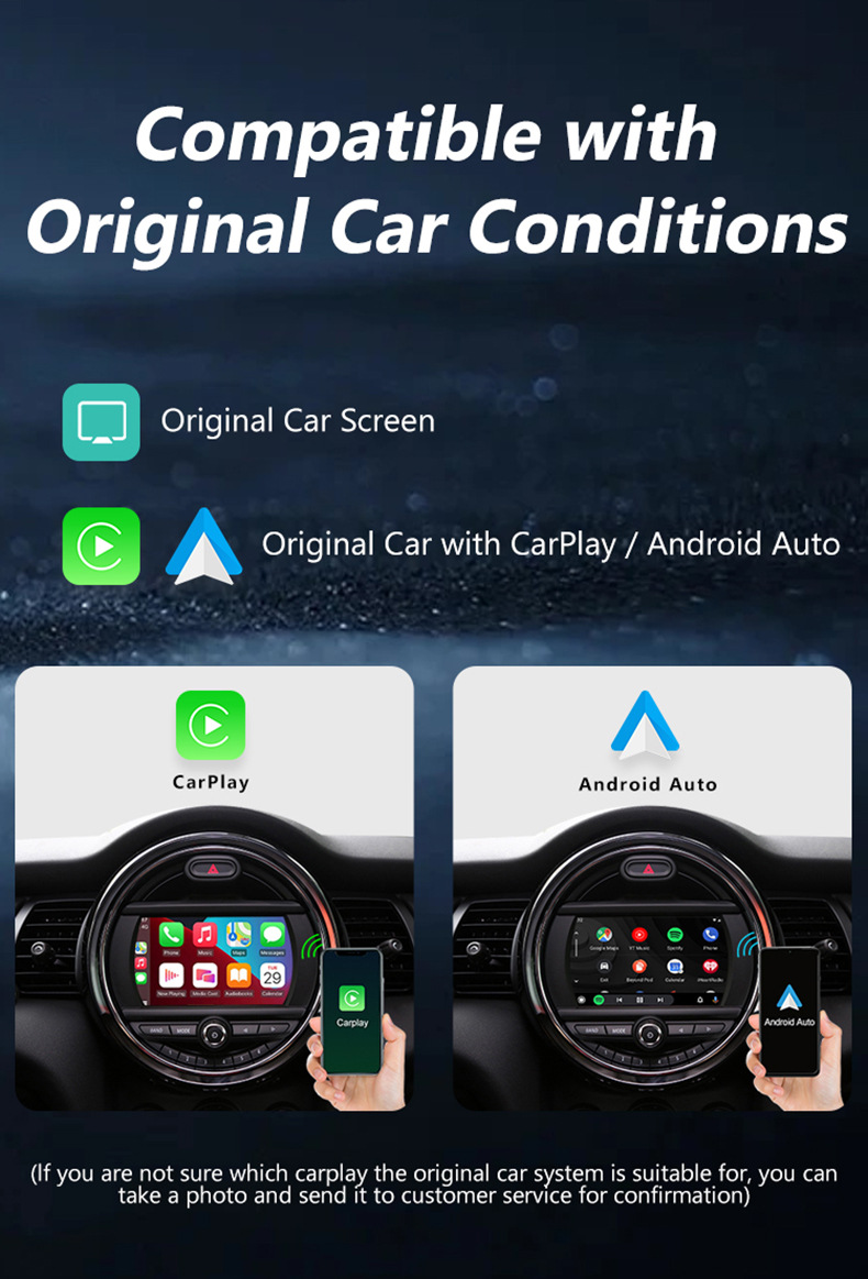 Suitable for Bmw Mini Wireless Carplay Overseas Wireless Android Auto Original Car Upgrade Module