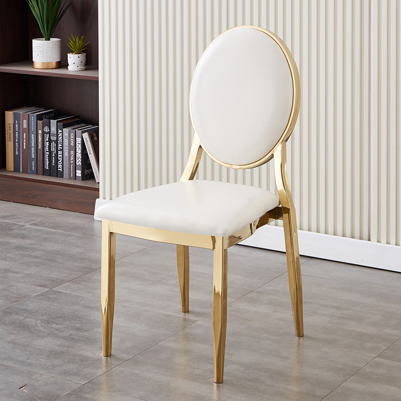 Mesa y silla de comedor multifuncional moderna simple boda gran reunión banquete silla de respaldo mesa y silla de comedor de hotel familiar