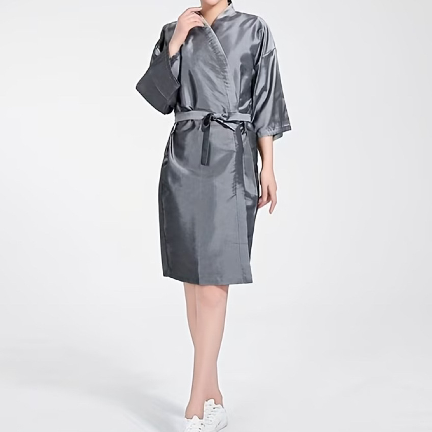 Bata Kimono de Peluquería para Salón de Belleza