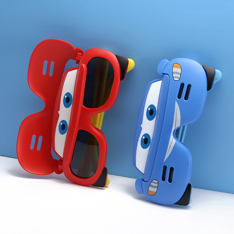 Children's polarising silicone creative sunglasses